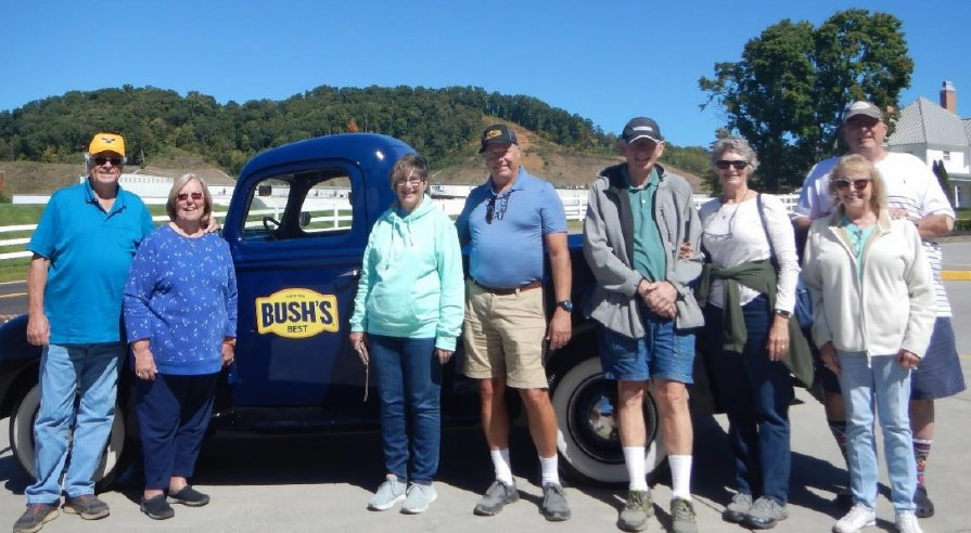 Members with truck